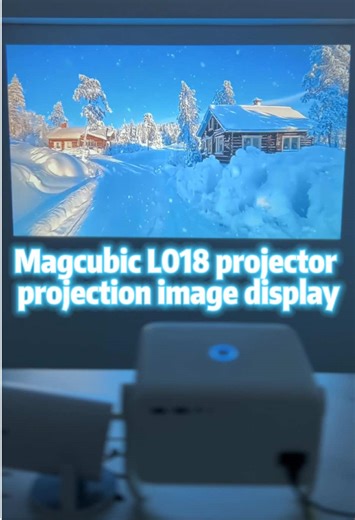 Come and enjoy your family movie night with Magcubic L018 projector! Can’t believe how stunning the picture is!🤩#magcubic #projector #movienight #magcubicprojector #L018projector #portableprojector #magcubicl018projector