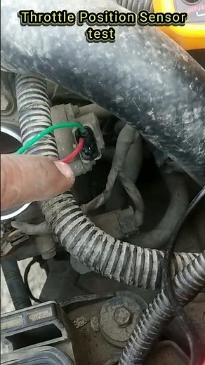 Test Throttle Position Sensor With Multimeter #sensor #multimeter #shorts #youtubeshorts