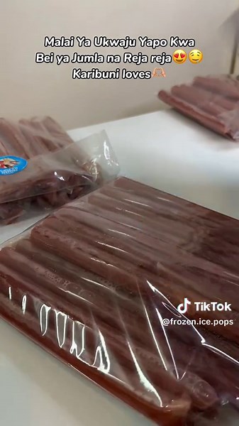 Frozen Ice Pops on TikTok