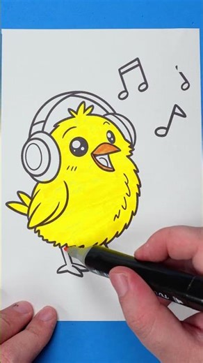 Cute Chick Coloring for Kids | Learn Colors | Fun Drawing Video