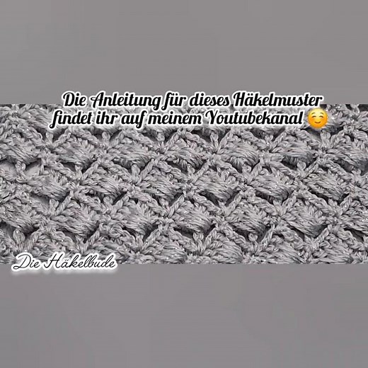 Was für ein schönes Muster 😍 #häkeln #häkelmuster #crochet #crochettutorial #diy #handmade