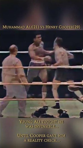 The Time Ali Got Dropped HARD, Muhammad Ali vs Henry Cooper (1963) #muhamadali #boxing #sports
