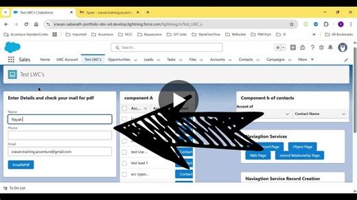 Salesforce LWC Apex PDF Email Automation Solution | SABAVATH SRAVAN posted on the topic | LinkedIn