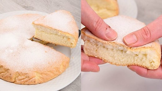 Extra Fluffy 12 Egg Whites Cake (4-Ingredients Only)