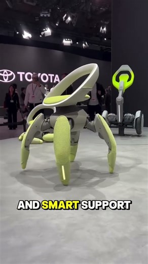 Toyota Walk Me is a personal mobility assist robot developed to help users walk more confidently and
