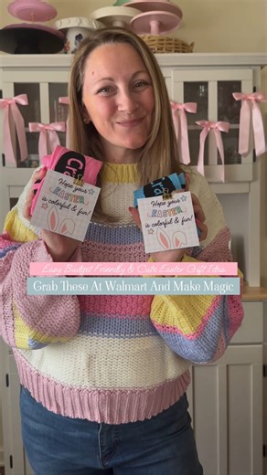 Kara Adams | $2.30 teacher gift idea for Easter! Grab this 8 pack or crayon socks (they even have pencil/school themed) and attach the free printable.... | Instagram