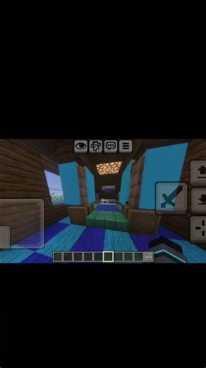 building a house in Minecraft flat world