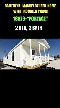 BEAUTIFUL Manufactured Home With Included Porch