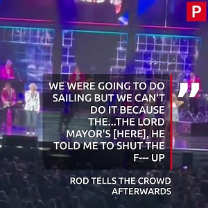 291K views · 370 reactions | Video shows the 'sudden' end to Rod Stewart's 'fantastic' gig at Plymouth's Home Park on Saturday | Plymouth Live | Facebook