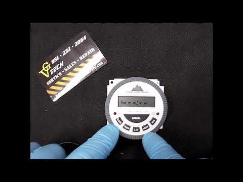 How to program 7-Days timer on gate operator