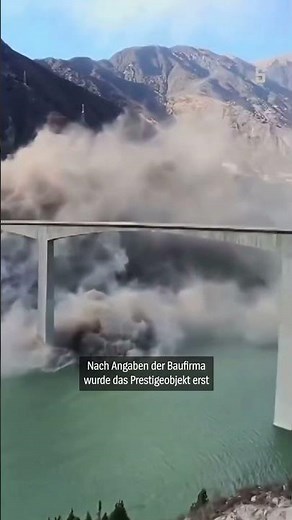 170 Meter hohe Brücke stürzt ein – China | DER SPIEGEL