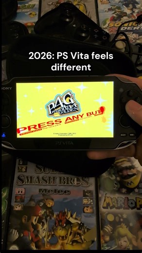 The PS Vita in 2026 hits different... 🕹️✨