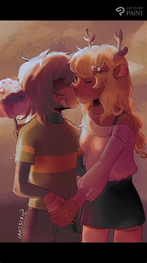 123 we love yuri #kriselle #deltarune #fanart #speedpaint #deltarunefanart