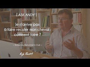 [ASK ANDY] I can't get my horse to back up: how do I do it?
