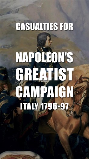138K views · 1.1K reactions | A battle-by-battle breakdown of casualties, in what is considered by many to be Napoleon's best campaign: Italy, 1796-97. | Epic History TV | Facebook