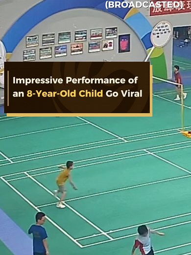 Exceptional 8-Year-Old Shines in Impressive Badminton Performance