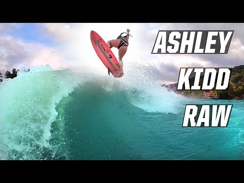 ASHLEY KIDD RAW - WAKESURFING - LAKE AUSTIN - BOATING