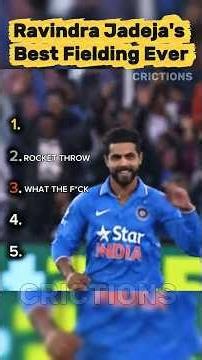 The Greatest Fielding by Ravindra Jadeja 🤯 | Best Catches & Run Outs #cricketshorts #cricket #shorts