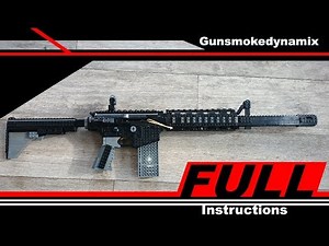 FULL INSTRUCTION working lego M4a1 v2