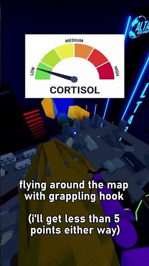 High vs Low Cortisol in Roblox BOMBARD!