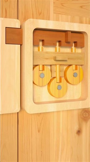 Three-digit combination lock unlocking |Home renovation and decoration #furniture #StressReliefVideo