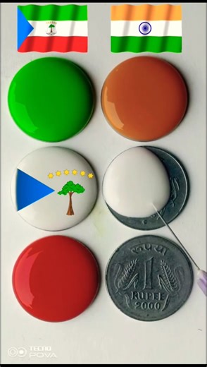 water drop art| india 🇮🇳 flag painting 🎨 on coins #shorts #shortsfeed #drawing #trending