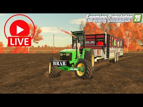 LIVE FARMING simulator 25 FULL FUNNY AND john deere jhotta #farmingsimulator25 #gaming