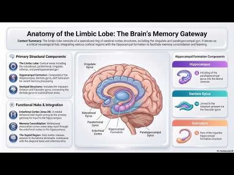 The limbic lobe using notebookLM