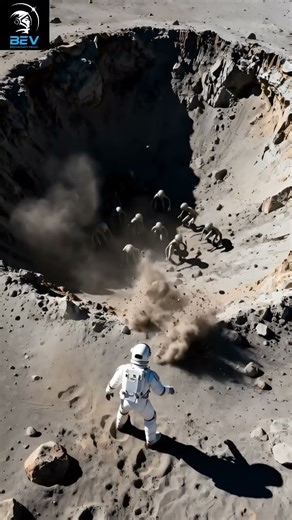 “Astronaut Spots Aliens—His Reaction Is Crazy! 😱👽🌕”