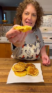 Hoe Cakes are a light and fluffy accompaniment to any meal. They have a great smoky flavor from the bacon and a wonderfully tender crumb. I think you’ll love them! ￼#thehenterskitchen #cornbread #comfortfood | The Hensters Kitchen