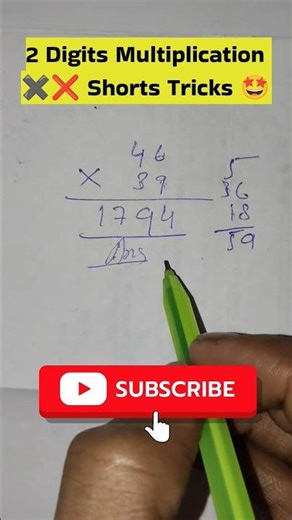 2 Digit Multiplication Trick 🔥 | Super Fast Calculation Hack#MathsTricks #MultiplicationTrick#shorts
