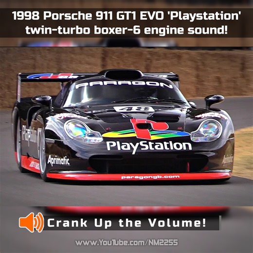 56K views · 3.3K reactions | This is the iconic 1998 Porsche 911 GT1 EVO 'Playstation'  - Video also features the Straßenversion and the 911 GT1-98 Le Mans. | NM2255 | Facebook