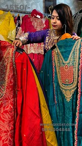 40K views · 177 reactions | Modal Silk Bandhaj just@₹1550/- to place order click on link  https://www.aqeedat.co.in/live/thursday-designer-wedding-bells-23125 | AQEEDAT | Facebook