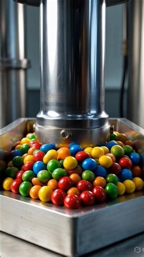 150 Ton Hydraulic Press Crushing Colorful Candy | Satisfying Crushing Experiment