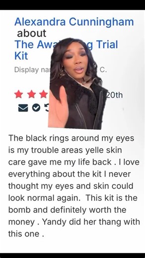 Yandy Smith-Harris on Instagram: "The @yelleskincare Eyecream is still bringing in the reviews. Hurry up follow so you can get the discount code! www.YelleSkincare.com"