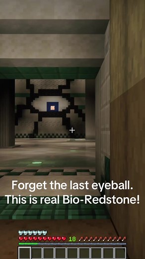 Minecraft Moving Eyeball 2.0: Bio Redstone Innovation
