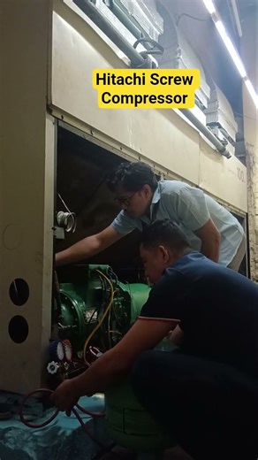 Trouble Shooting of Hitachi Screw Compressor #screwcompressor