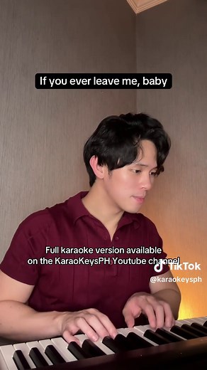 Karaoke Version of 'It Will Rain' Lower Key Duet