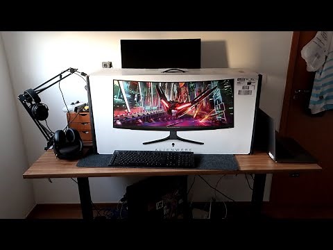 Unboxing Monitor Alienware OLED 34 - AW3423DWF