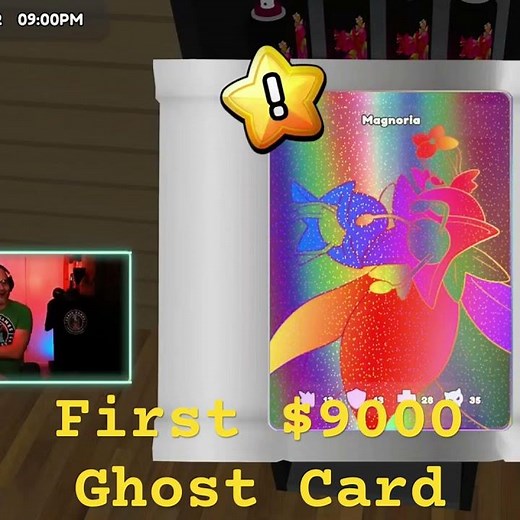 First time pulling over $9000 Ghost Card! / TCG Card Shop Simulator