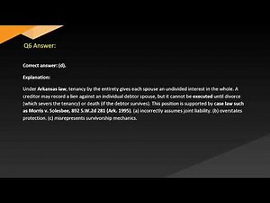 Arkansas Title Insurance Exam Free Practice Questions Set Two