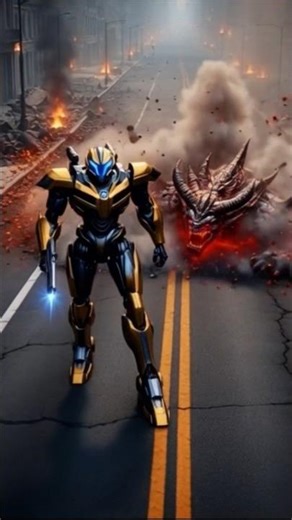 Robot vs Monster 🔥 Epic 4K Battle Ends in Total Destruction!#scifibattle #robot battle 4k