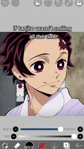 I wanna see more long hair tanjiro 😭😭 #demonslayer #kimetsunoyaiba #kny #tanjiro #tanjirokamado #fyp