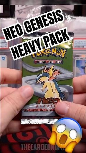 NEO GENESIS BOOSTER PACK OPENING - IT'S A HOLO HEAVY PACK!