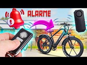 Bicycle alarm to prevent theft