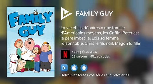 Vidéo : Voir la série Family Guy en streaming légal complet