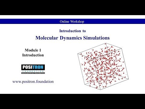 Module 1: Online Workshop on "Introduction to Molecular Dynamics Simulations"