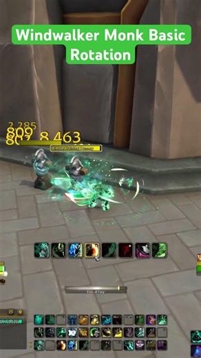 Basic Windwalker Monk Rotation in 60 Seconds #foryou #midnight #worldofwarcraft