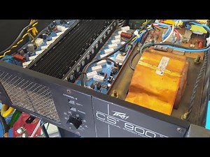 CS-800 Peavey amplificador modificado. mayor potencia y calidad de sonido.
