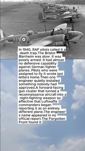 Every Pilot Refused to Fly It — Until Its Secret Weapon Won the Battle of Britain #forgottenheroes